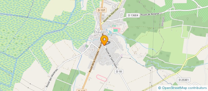 localisation de l'entreprise VTC AQUITAINE BUSINESS CLASS à ETAULIERS