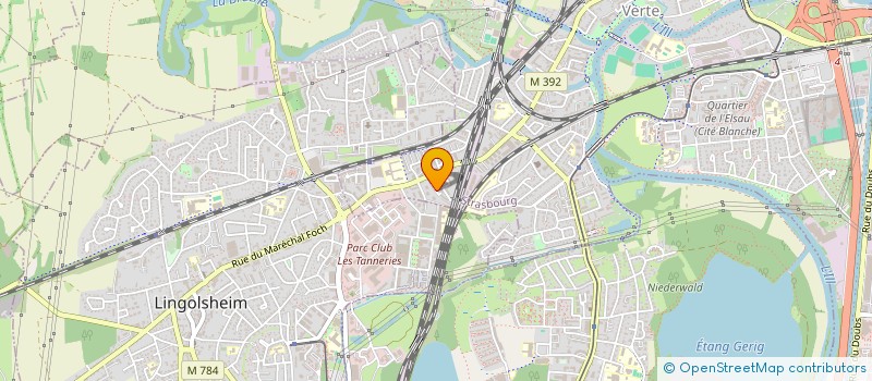localisation de l'entreprise VTC ART à STRASBOURG