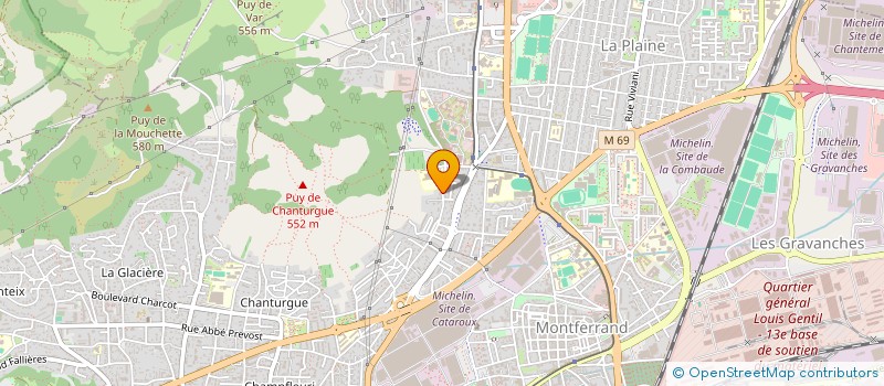 localisation de l'entreprise VTC BARBIER  CLERMONT-FERRAND