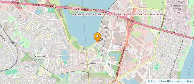 localisation de l'entreprise VTC BEN  BORDEAUX