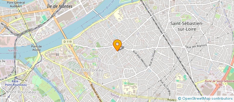 localisation de l'entreprise VTC BIENVEILLANCE  SAINT-SEBASTIEN-SUR-LOIRE