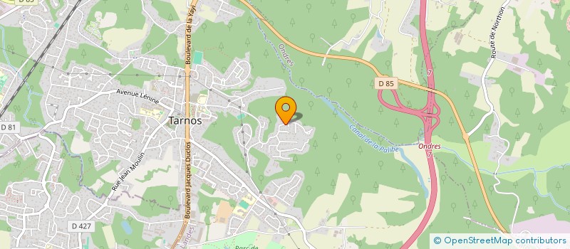 localisation de l'entreprise VTC BL  TARNOS