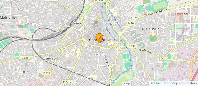 localisation de l'entreprise VTC CHARTRAIN à CHARTRES