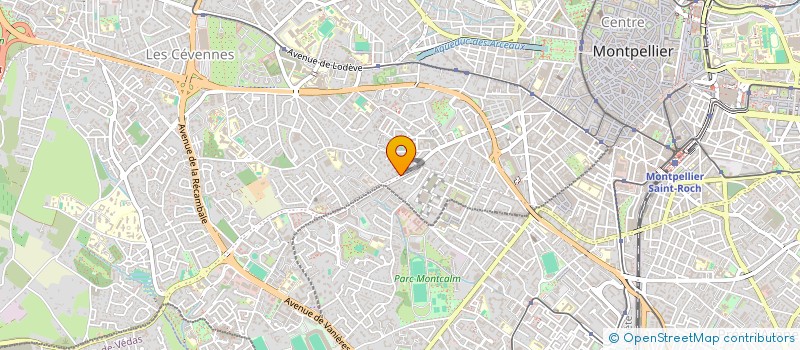 localisation de l'entreprise VTC CLAPAS à MONTPELLIER