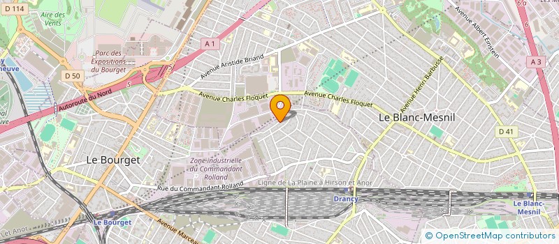 localisation de l'entreprise VTC CONFORT à DRANCY