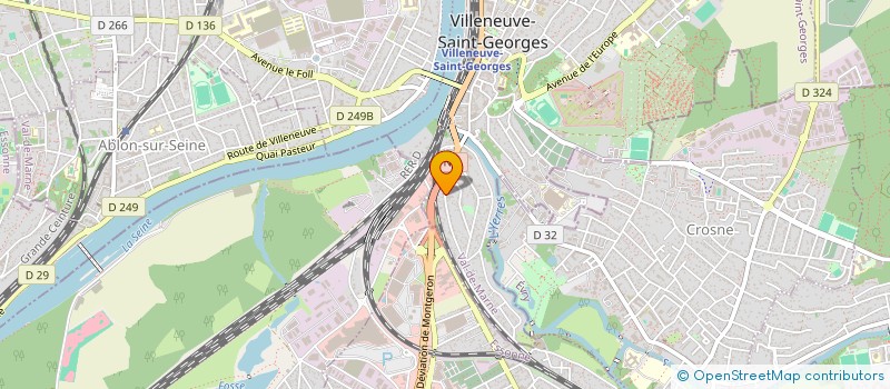 localisation de l'entreprise VTC COURSE RAPIDE à VILLENEUVE-SAINT-GEORGES