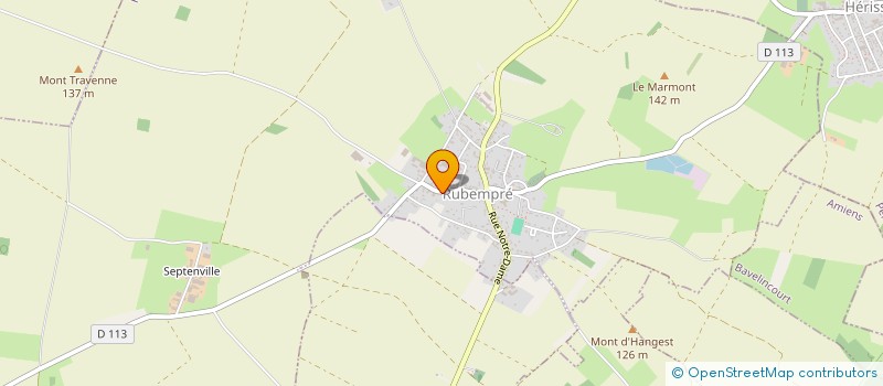 localisation de l'entreprise VTC DBM  RUBEMPRE