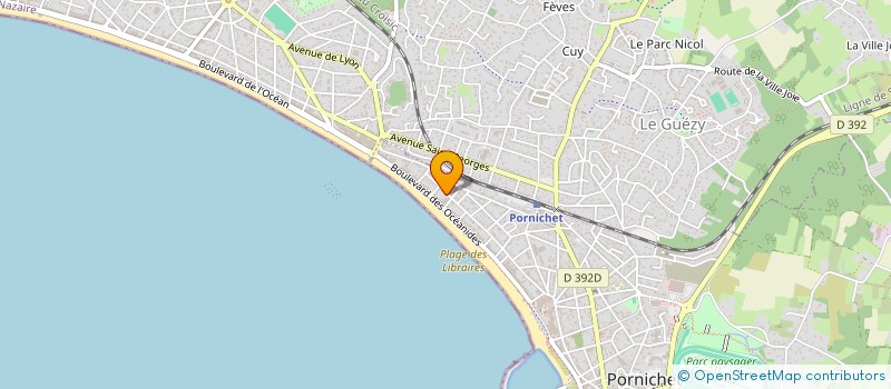 localisation de l'entreprise VTC DE LA COTE D'AMOUR  PORNICHET