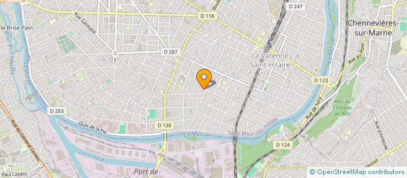 localisation de l'entreprise VTC DE LA MARNE à SAINT-MAUR-DES-FOSSES