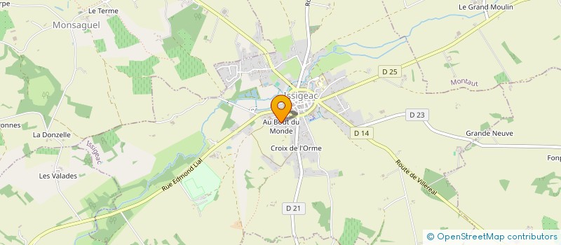 localisation de l'entreprise VTC DORDOGNE PERIGORD  AGNAC