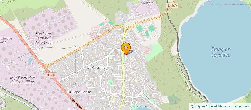 localisation de l'entreprise VTC DRIVERS-SUD  FOS-SUR-MER