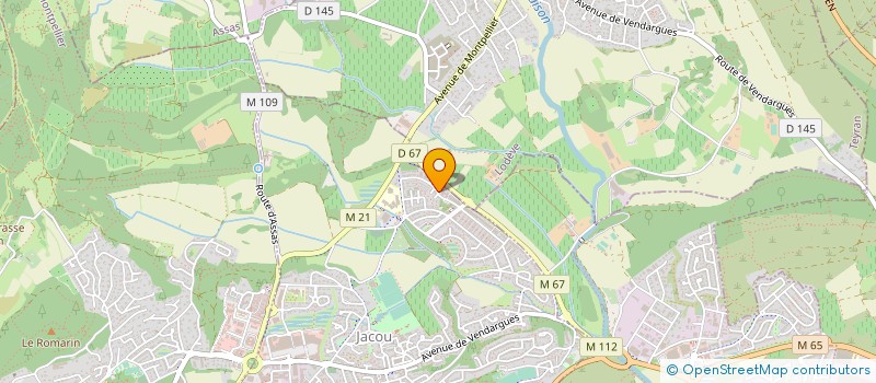 localisation de l'entreprise VTC DU MIDI à JACOU
