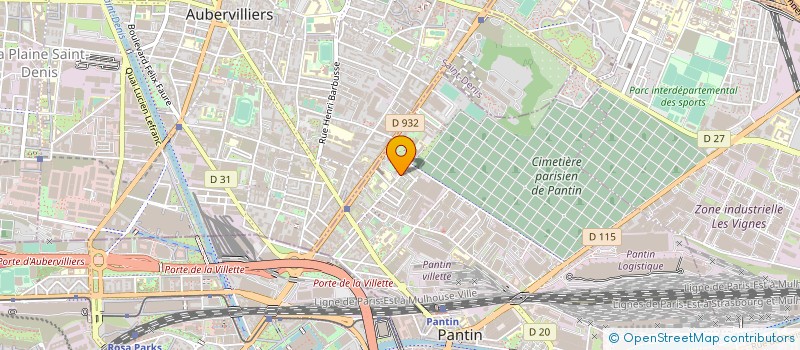 localisation de l'entreprise VTC EDEN DE LUXE  AULNAY-SOUS-BOIS