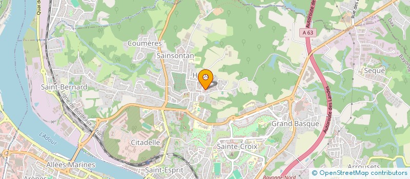 localisation de l'entreprise VTC EUSKADI  BAYONNE