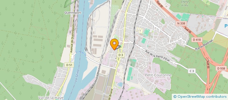 localisation de l'entreprise VTC EXPRESS 76  PETIT-COURONNE