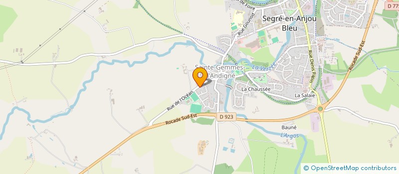 localisation de l'entreprise VTC FATTON  SEGRE-EN-ANJOU BLEU