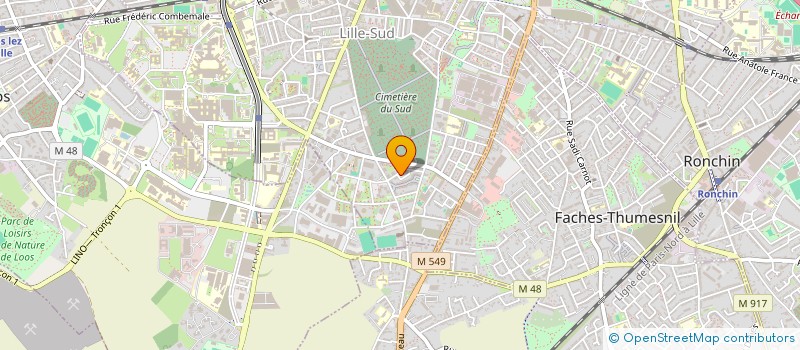 localisation de l'entreprise VTC FB DRIVER à LILLE