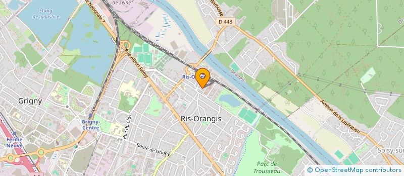 localisation de l'entreprise VTC FELINE PRESTIGE à RIS-ORANGIS