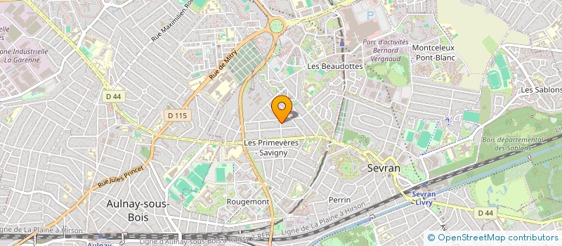 localisation de l'entreprise VTC FIVE à SEVRAN