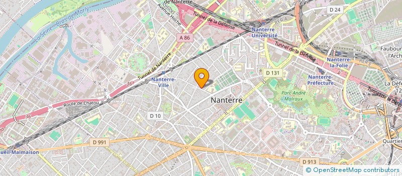 localisation de l'entreprise VTC FOR YOU  NANTERRE