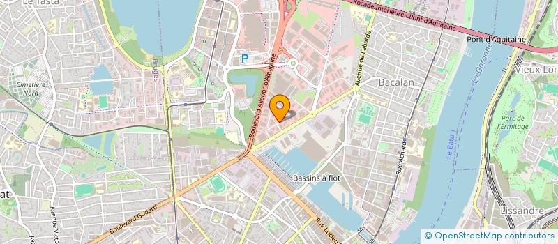 localisation de l'entreprise VTC FORMATION  BORDEAUX