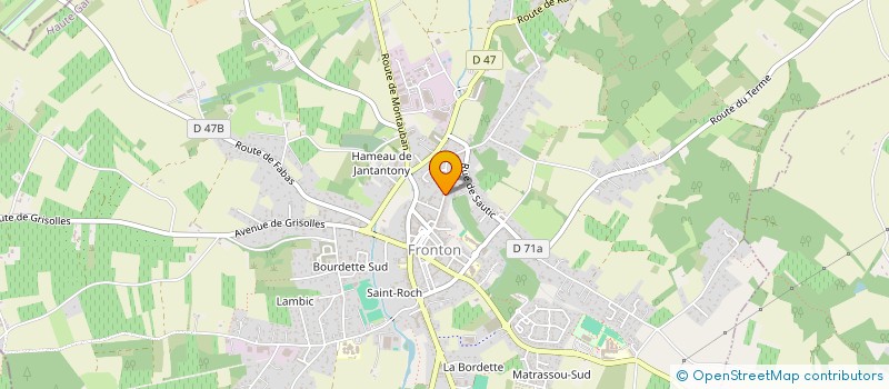localisation de l'entreprise VTC FRONTON à FRONTON