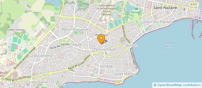 localisation de l'entreprise VTC GWENN HA DU  SAINT-NAZAIRE