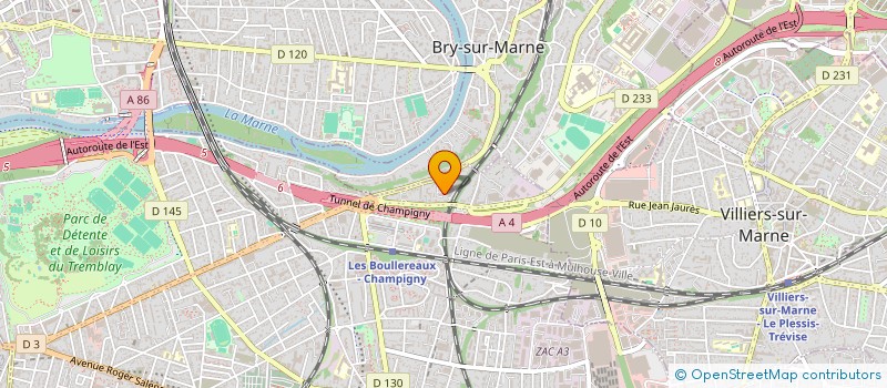 localisation de l'entreprise VTC KELA à CHAMPIGNY-SUR-MARNE