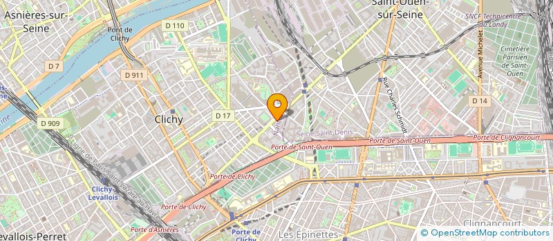 localisation de l'entreprise VTC KUS à CLICHY