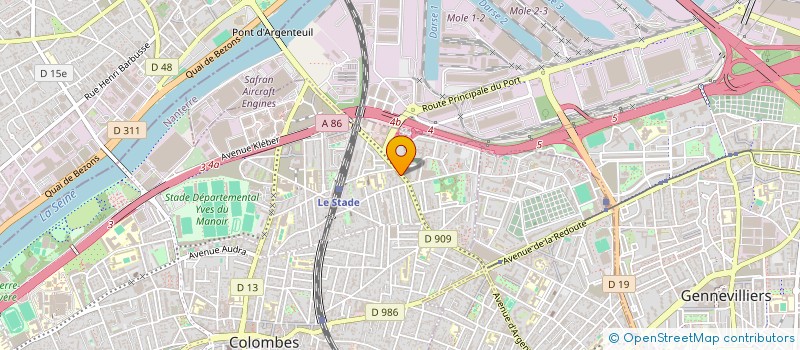localisation de l'entreprise VTC L'ENVOL à COLOMBES