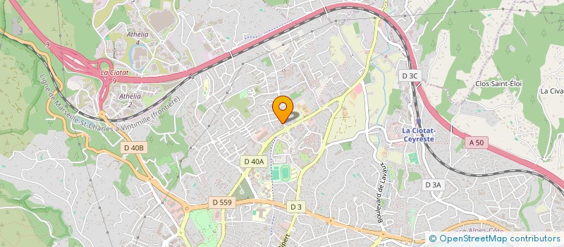 localisation de l'entreprise VTC.LACIOTAT  LA CIOTAT