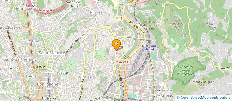 localisation de l'entreprise VTC LIMOUSINE  NICE