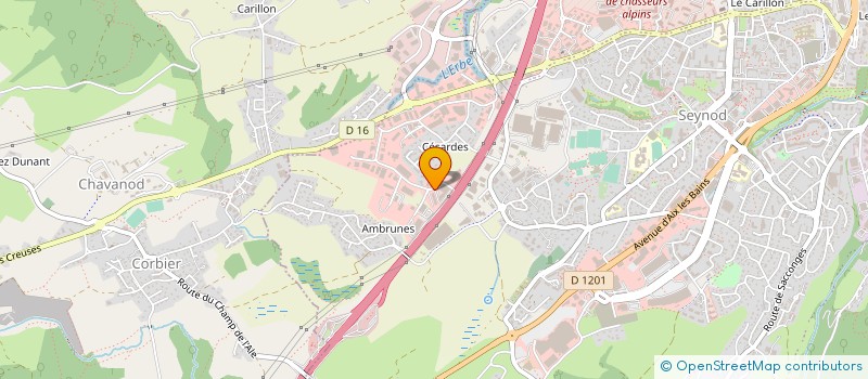 localisation de l'entreprise VTC LINE à ANNECY