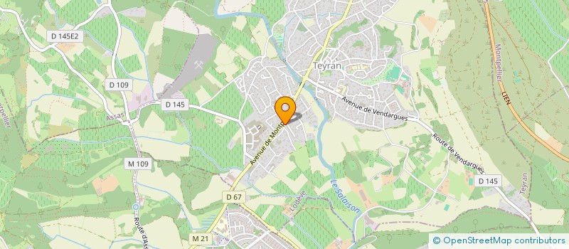 localisation de l'entreprise VTC-MED  TEYRAN