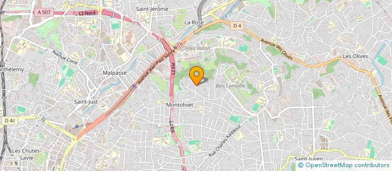 localisation de l'entreprise VTC MERIDIONAL  MARSEILLE