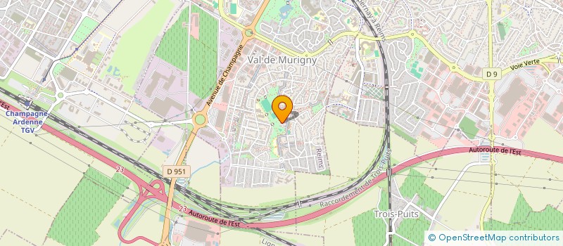 localisation de l'entreprise VTC MOBILITE  REIMS