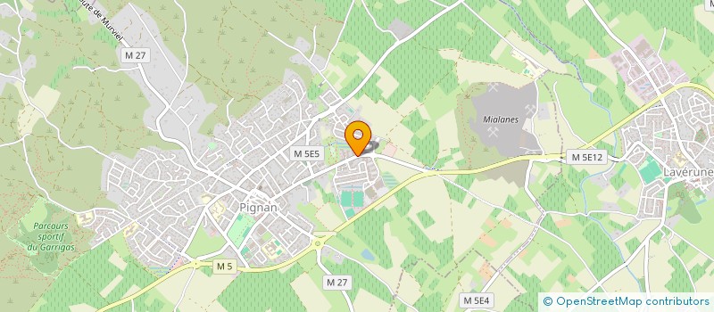 localisation de l'entreprise VTC MONTPELLIER-HERAULT M.H. à PIGNAN