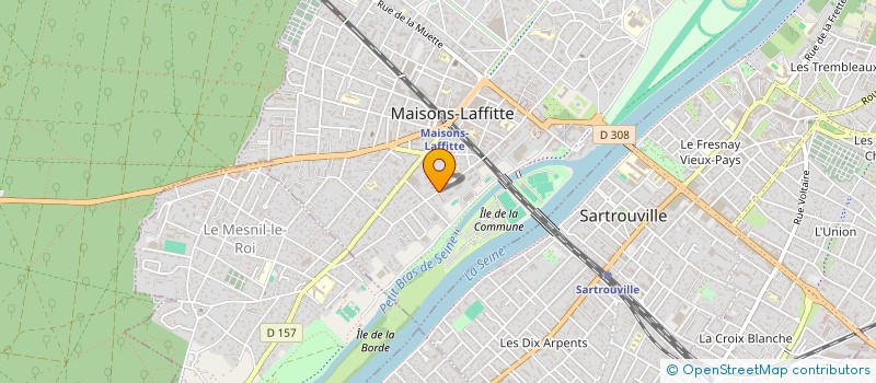 localisation de l'entreprise VTC-MZ  MAISONS-LAFFITTE