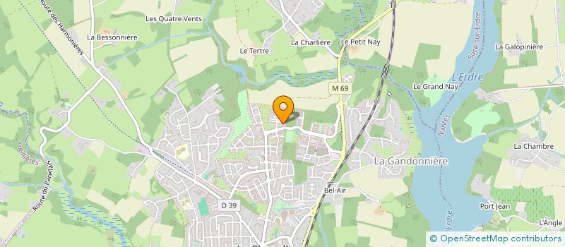 localisation de l'entreprise VTC NANTES  CHAPELLE-SUR-ERDRE (LA)