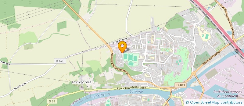 localisation de l'entreprise VTC NICO NZAU TPT (TRANSPORT POUR TOUS)  MONTEREAU-FAULT-YONNE