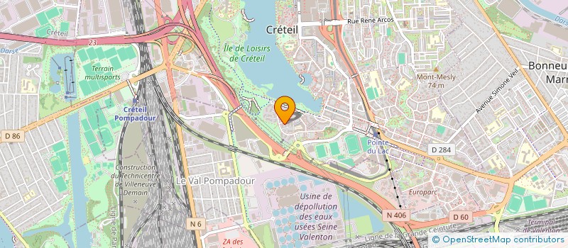 localisation de l'entreprise VTC NT  CRETEIL