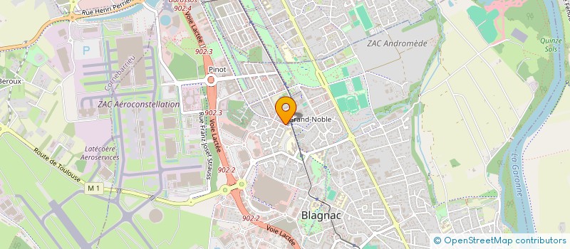 localisation de l'entreprise VTC OCCITANIE 31 à BLAGNAC