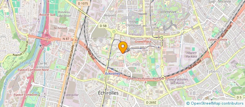 localisation de l'entreprise VTC'OK à ECHIROLLES