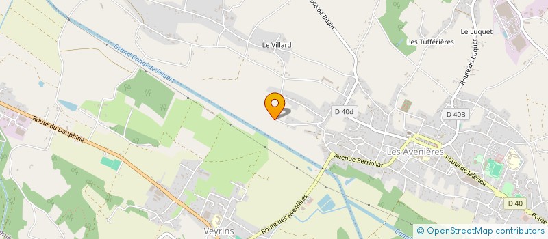 localisation de l'entreprise VTC ONE  LES AVENIERES VEYRINS-THUELLIN