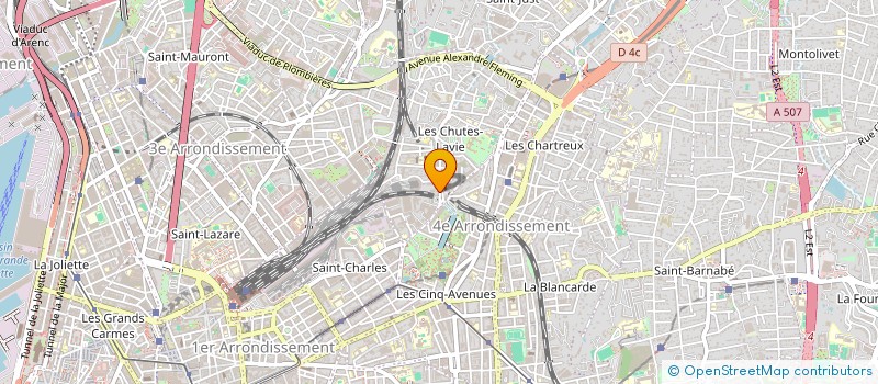 localisation de l'entreprise @ VTC PACA à MARSEILLE