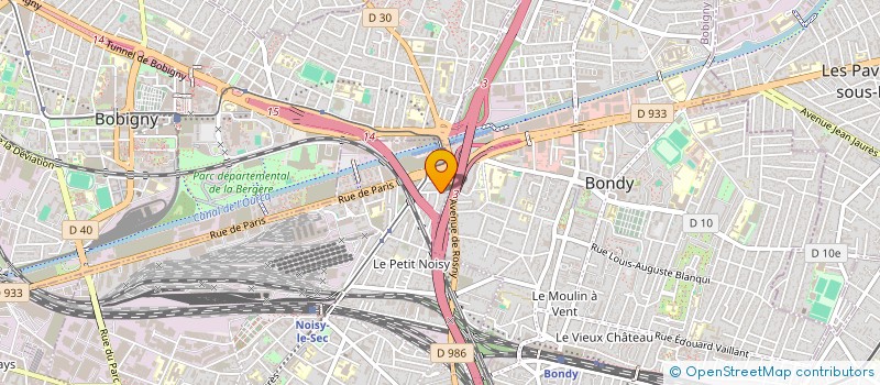 localisation de l'entreprise VTC PARIS GO à NOISY-LE-SEC