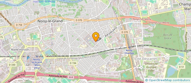 localisation de l'entreprise VTC PARIS IDF  NOISY-LE-GRAND