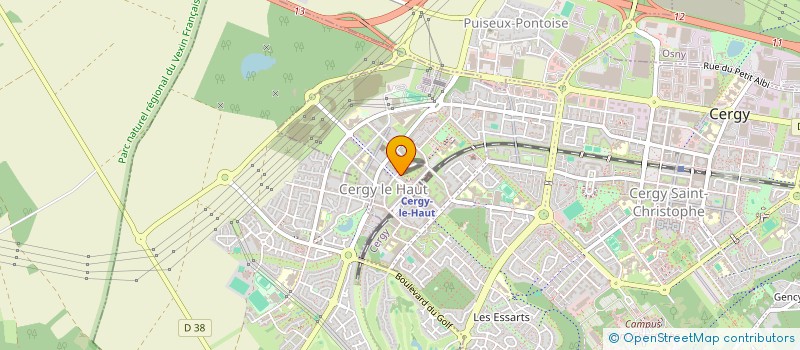 localisation de l'entreprise VTC PARIS WORLD  CERGY