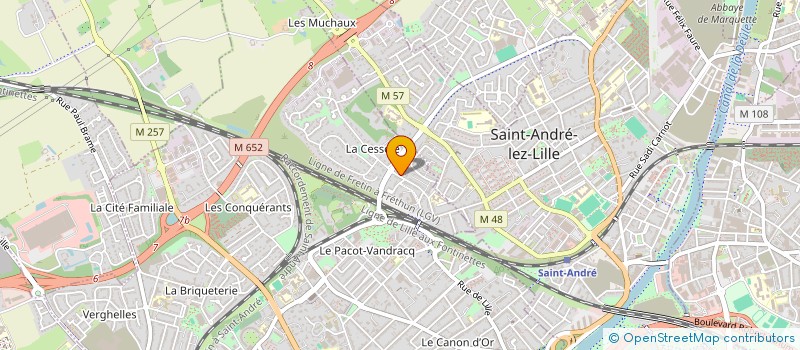 localisation de l'entreprise VTC PERCIN à LAMBERSART