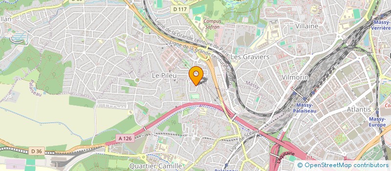 localisation de l'entreprise VTC PLUS à PALAISEAU